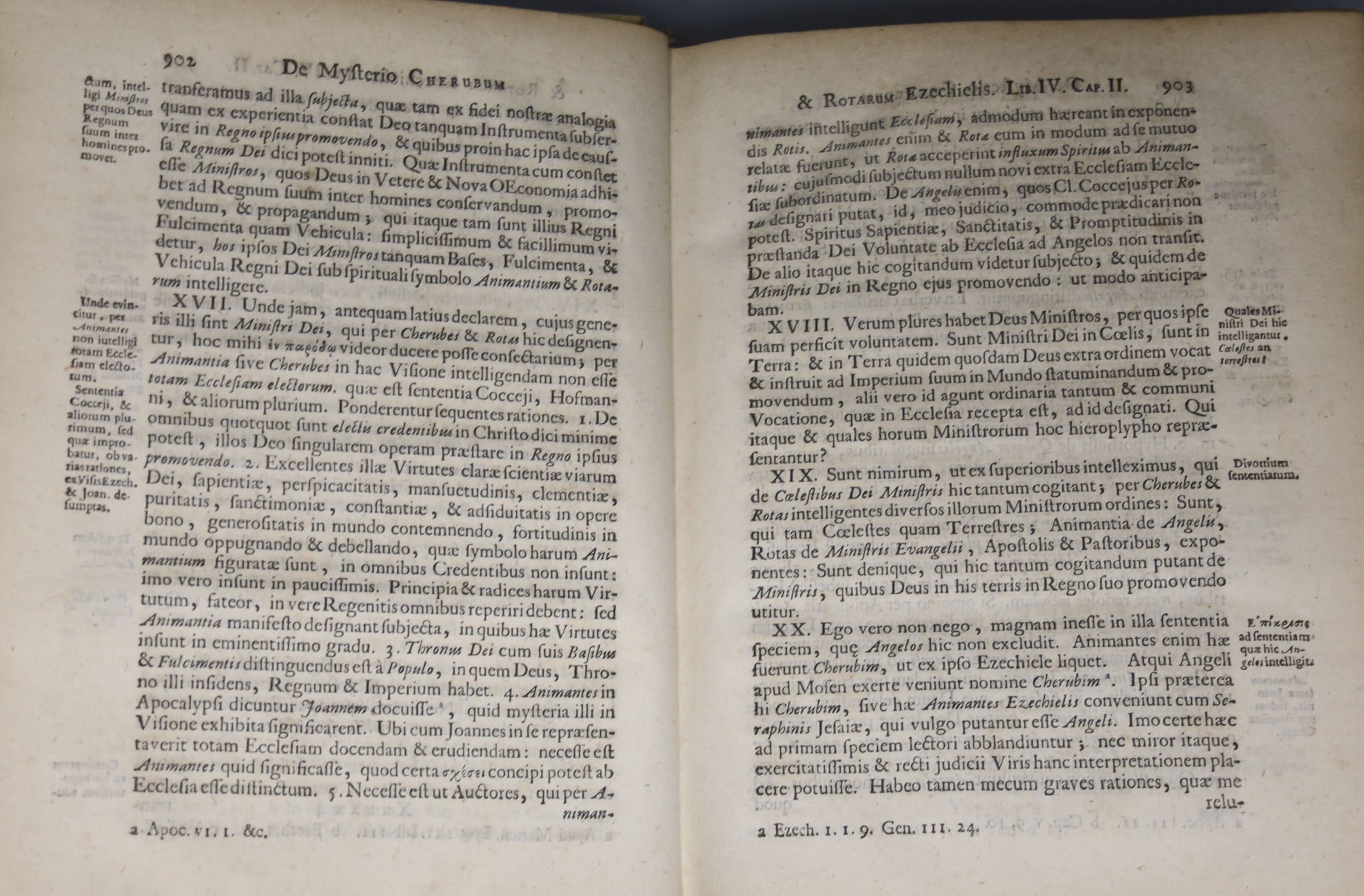 Observationum Sacrarum Liber Quartus 1711, one vol. and Quintus Horatious Flaccus, 1628?